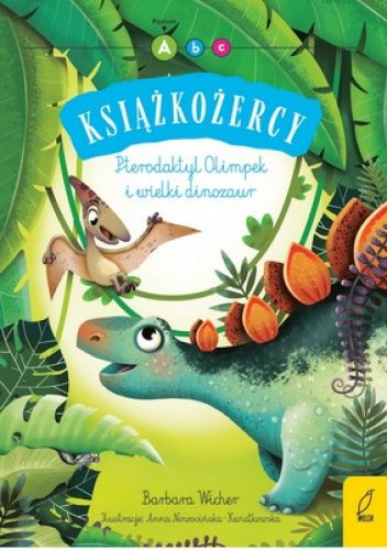  okładka książki: Pterodaktyl Olimpek i wielki dinozaur 