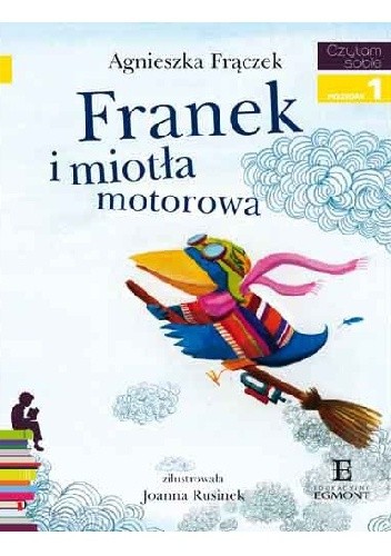  okładka książki: Franek i miotła motorowa 